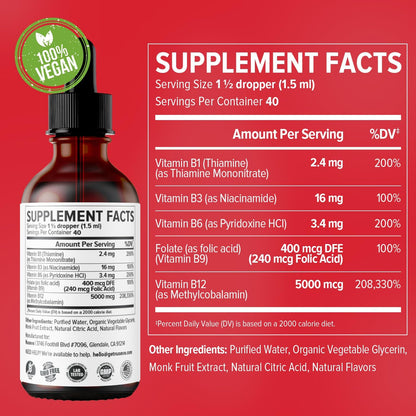 Liquid Energy Vitamin B Drops