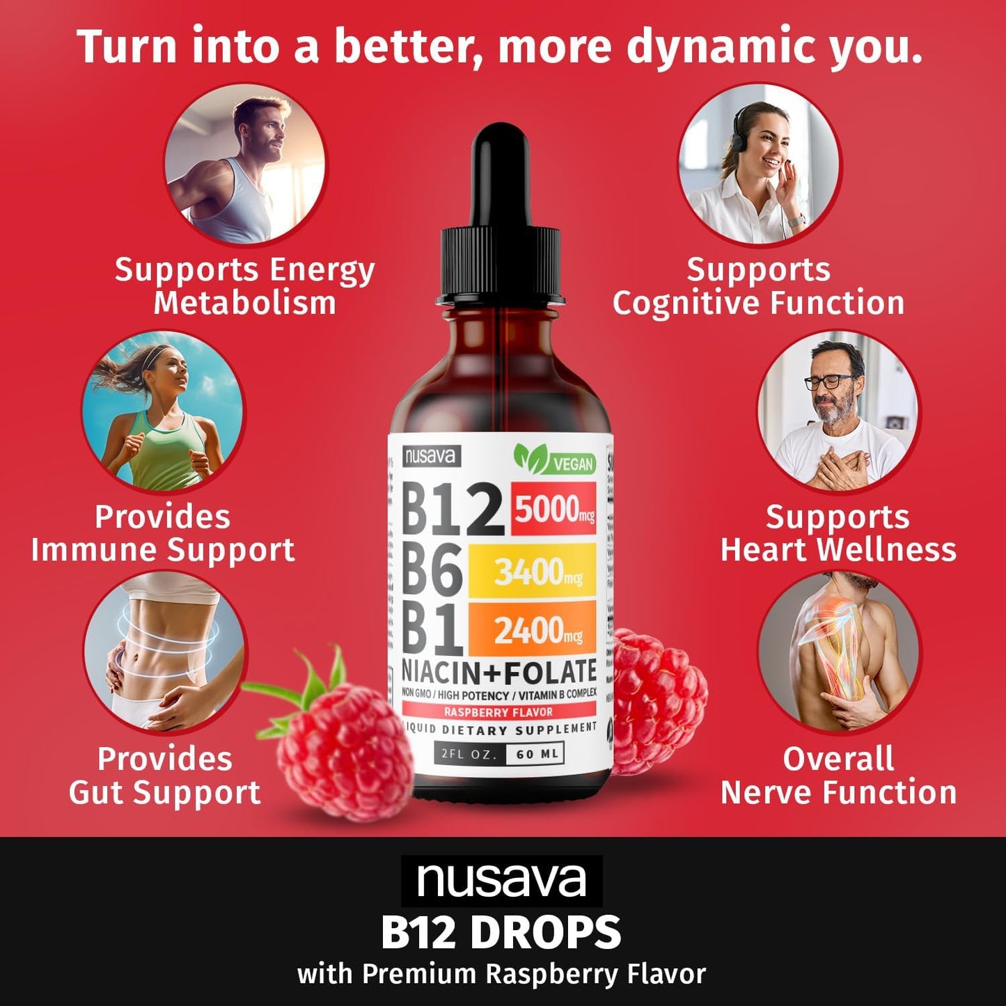 Liquid Energy Vitamin B Drops