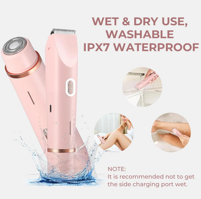 2 in 1 - Effortless Women's Shaver
